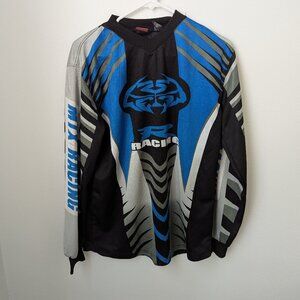 MTX Racing Boys Motocross Long Sleeve Jersey, XL/18